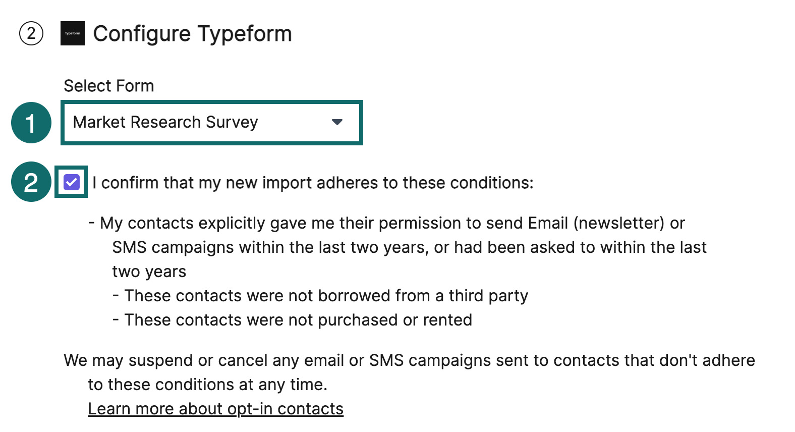 Create new typeforms by importing from Google Forms - Help Center