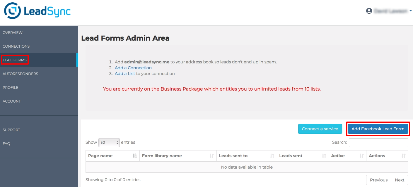 Lead Forms