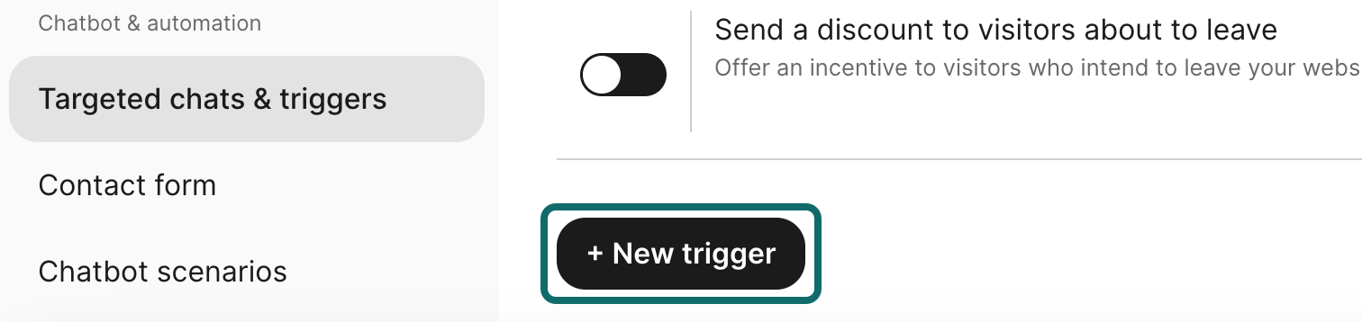 What are the targeted chats (or triggers) and how to use them? – Home