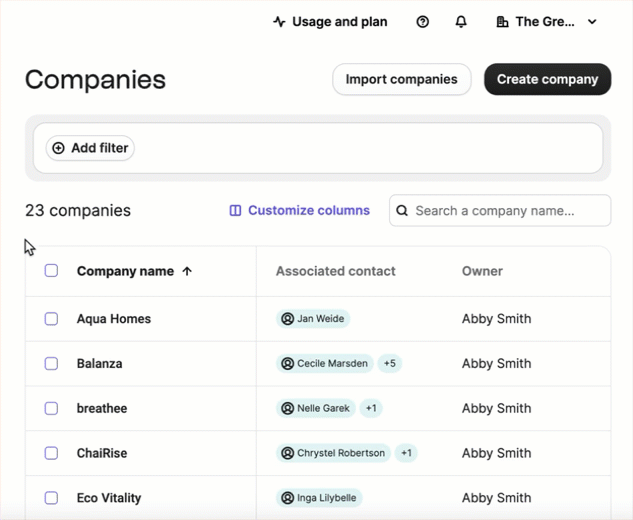 ASSOCIATED COMPANIES